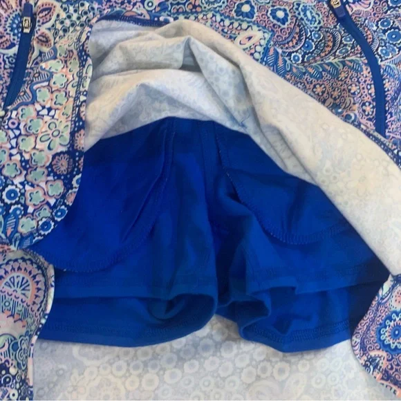 TALBOTS -PART T BY TALBOTS STRETCH SKORT - DREAMY PAISLEY - Picture 9 of 10